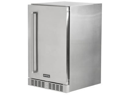 Coyote C121R-S-L 21" Built-In Outdoor Compact Refrigerator – Stainless Steel