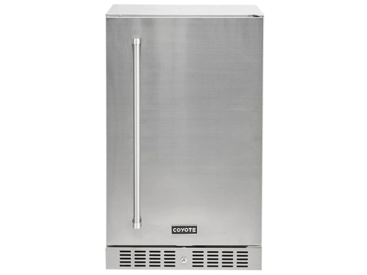 Coyote C121R-S-L 21" Built-In Outdoor Compact Refrigerator – Stainless Steel