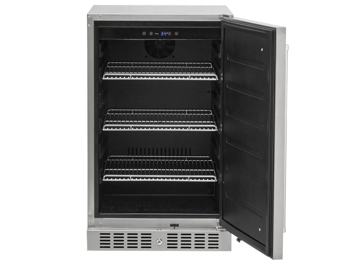 Coyote C121R-S-L 21" Built-In Outdoor Compact Refrigerator – Stainless Steel