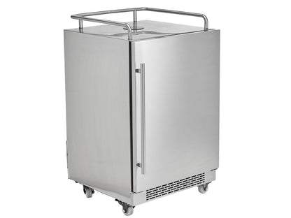 Coyote C124KEG 24" Built-In Outdoor Kegerator – Stainless Steel