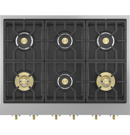 Monogram ZGU366NTSS 36" Professional Gas Rangetop with 6 Burners - Stainless Steel