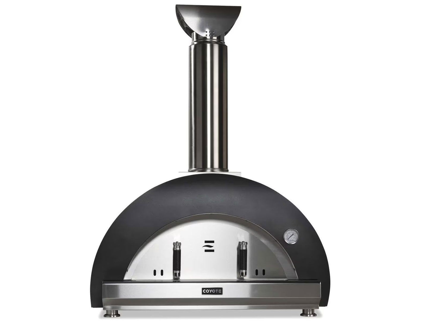 Coyote C1PZ40WMB 40" DUOMO Wood-Fired Pizza Oven – Matte Black
