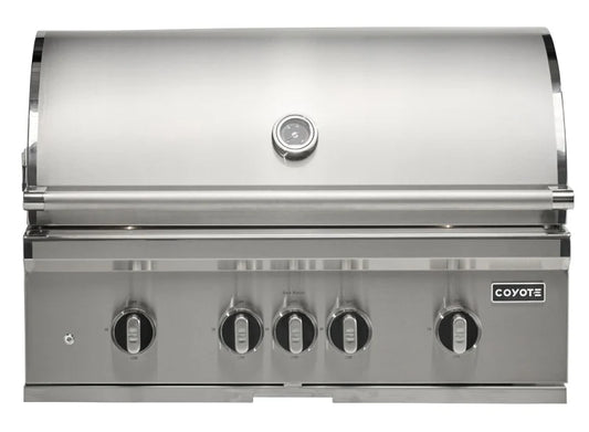 Coyote C3SL36 36" SL-Series Built-In Gas Grill with Sear Zone & Rotisserie – Stainless Steel