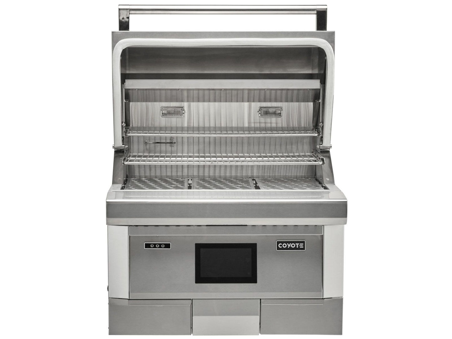 Coyote C2P28 28" Next-Gen Built-In Pellet Grill – Stainless Steel