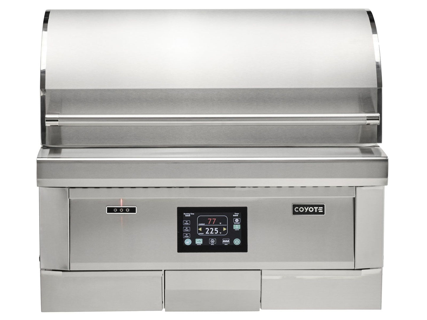 Coyote C2P36 36" Next-Gen Built-In Pellet Grill – Stainless Steel