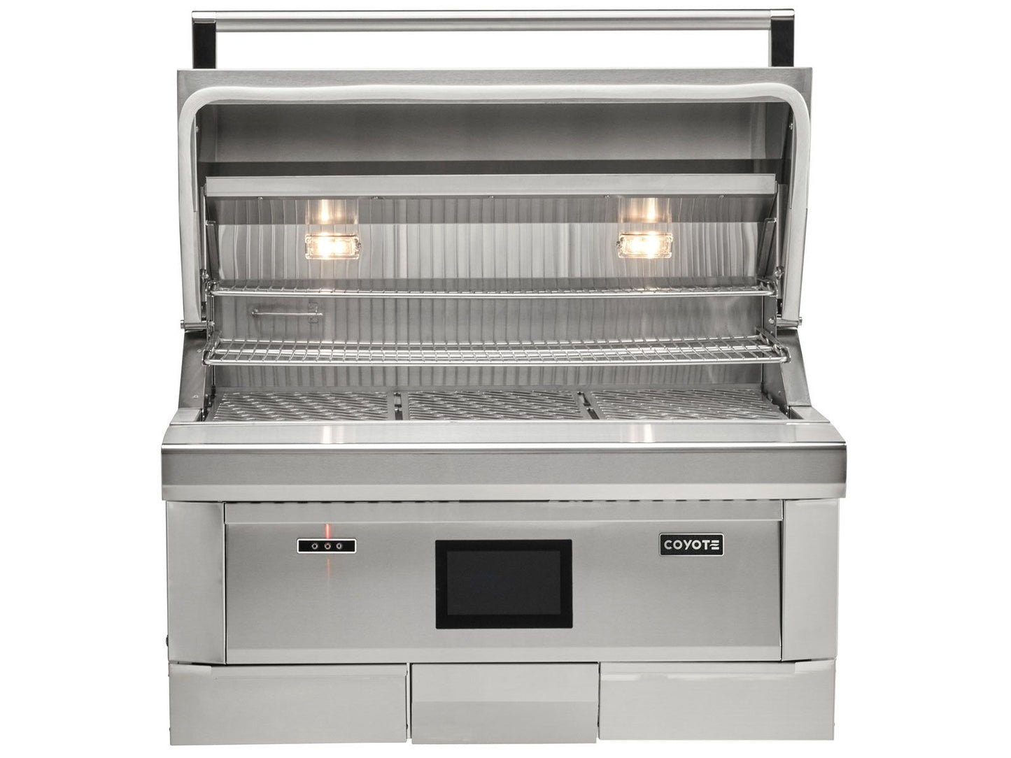 Coyote C2P36 36" Next-Gen Built-In Pellet Grill – Stainless Steel