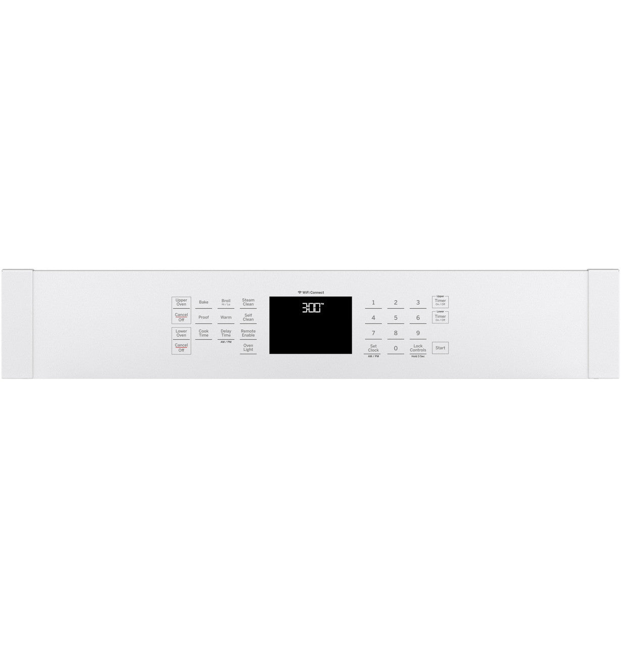 GE JTD3000DNWW 30" Smart Built-In Double Wall Oven – White