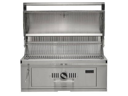 Coyote C3CH36 36" Built-In Charcoal Grill – Stainless Steel