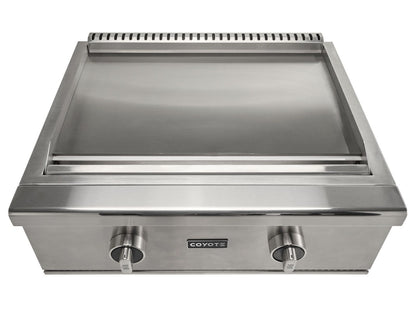 Coyote C3FTG30 30" Built-In Flat Top Grill – Stainless Steel