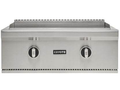 Coyote C3FTG30 30" Built-In Flat Top Grill – Stainless Steel