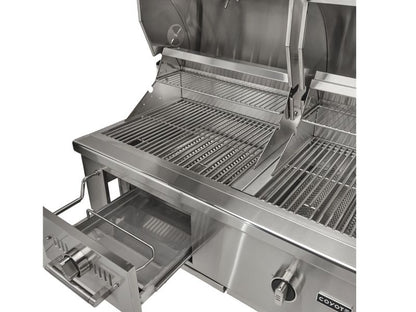 Coyote C3HY50 50" Built-In Hybrid Gas & Charcoal Grill – Stainless Steel