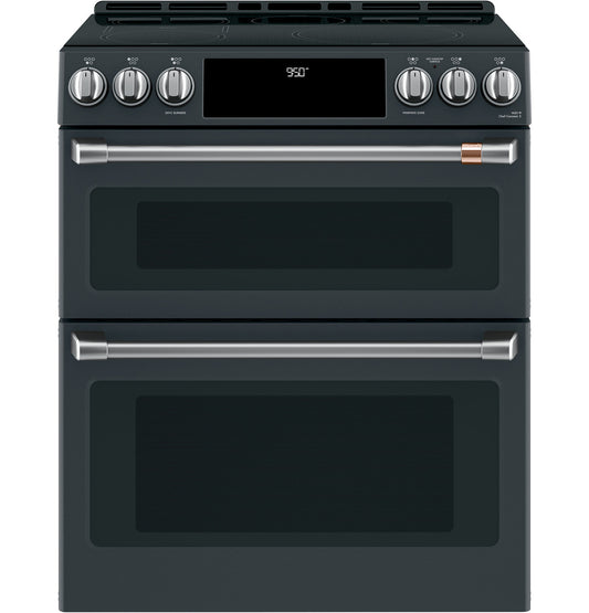 Cafe CHS950P3MD1 30" Smart Slide-In Induction and Convection Double-Oven Range