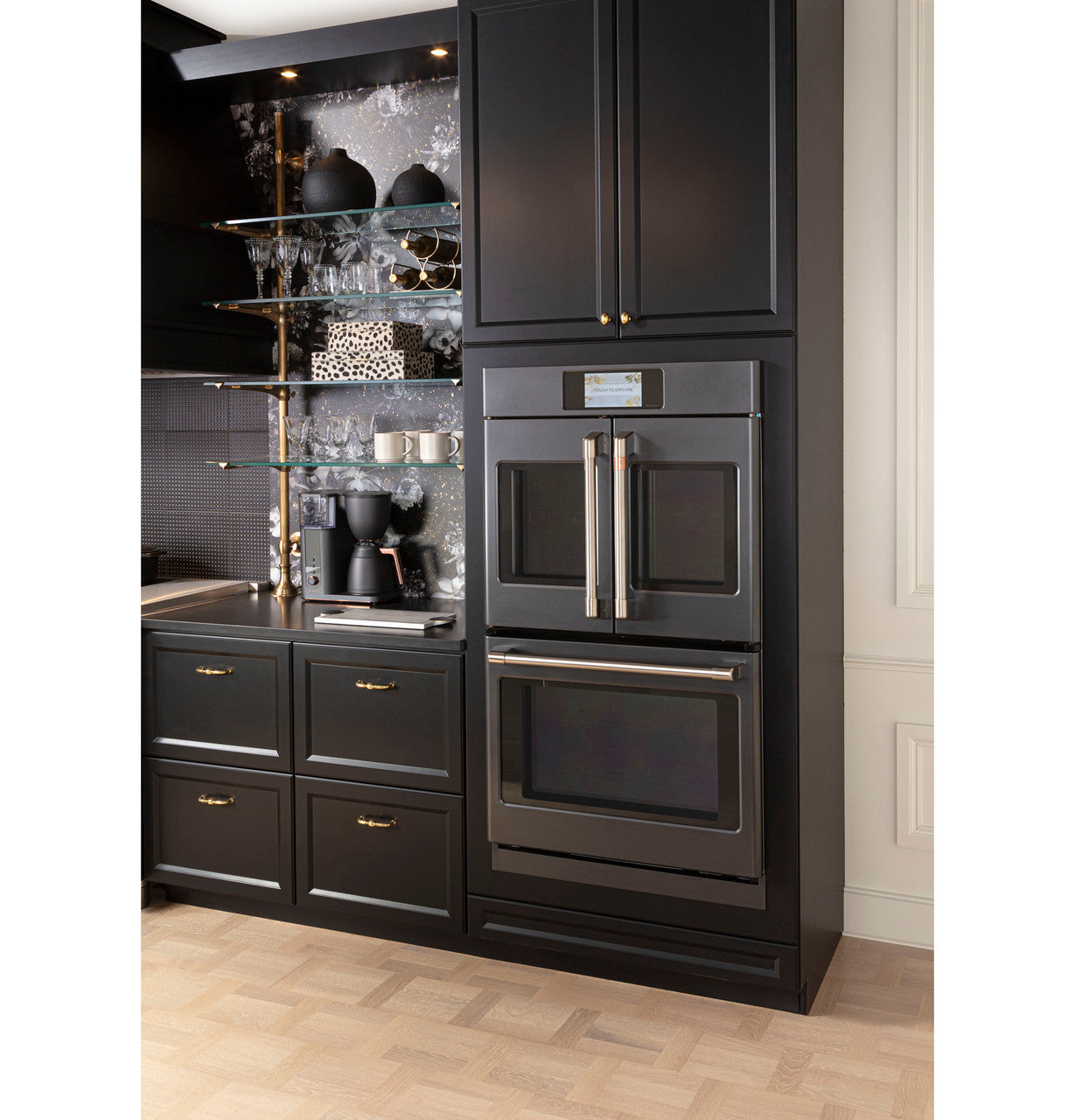 Cafe CTD90FP3ND1 30" Smart Built-In Convection French-Door Double Wall Oven – Matte Black