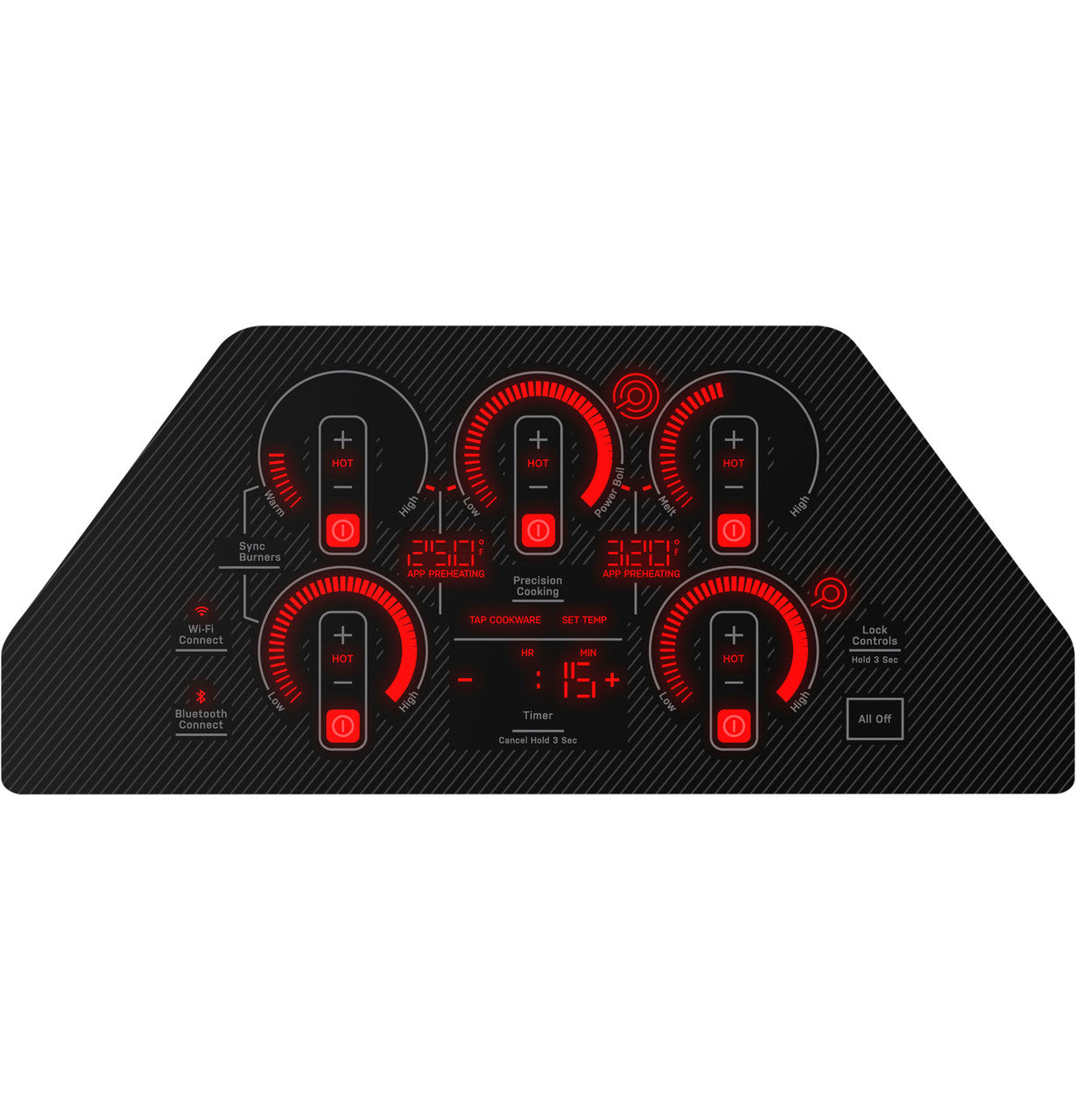 GE Profile PEP9030DTBB 30" Built-In Touch-Control Electric Cooktop – Black