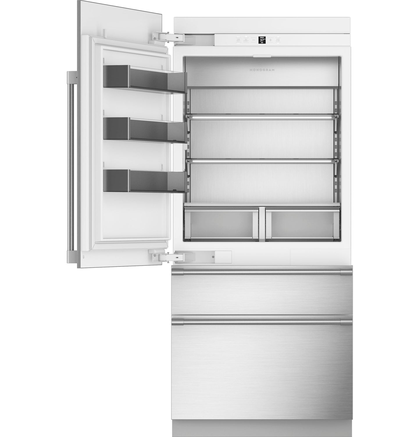 Monogram 36" Panel-Ready Premium Integrated Bottom-Left Hinge