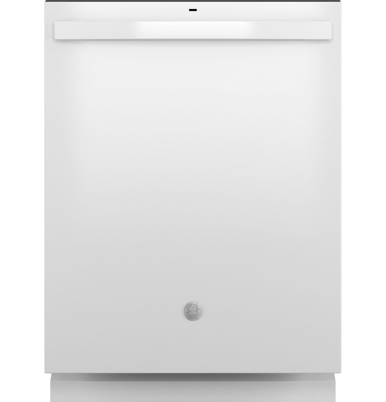 GE GDT535PGRWW 24" ENERGY STAR® Top-Control Dishwasher with Plastic Interior – White