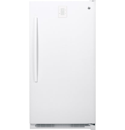 GE FUF17SMRWW 17.3 Cu. Ft. Frost-Free Upright Freezer, Garage Ready – White