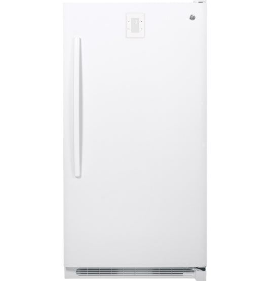 GE FUF17SMRWW 17.3 Cu. Ft. Frost-Free Upright Freezer, Garage Ready – White