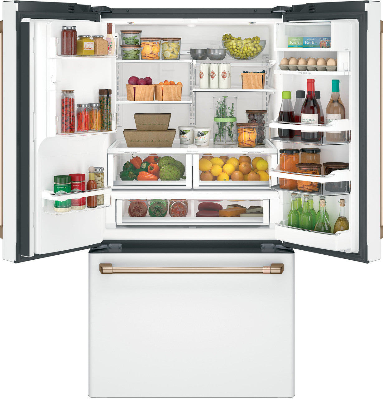 Café CFE28TP4MW2 27.7 Cu. Ft. Smart French-Door Refrigerator with Hands-Free AutoFill & Hot Water