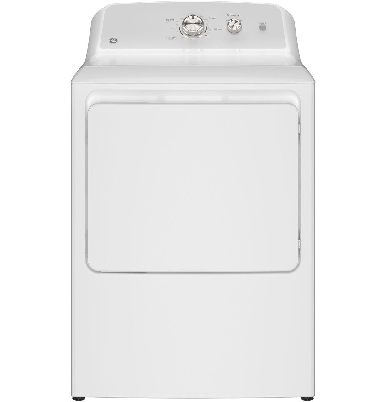 GE GTD38GASWWS 27" Gas Dryer 7.2 Cu. Ft. with Auto Dry & 120 Ft. Venting – White