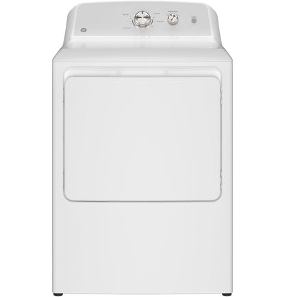 GE GTD38GASWWS 27" Gas Dryer 7.2 Cu. Ft. with Auto Dry & 120 Ft. Venting – White