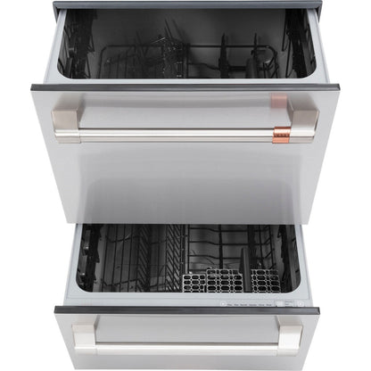 Cafe CDD420P2TS1 24" Double Drawer Dishwasher in Stainless Steel