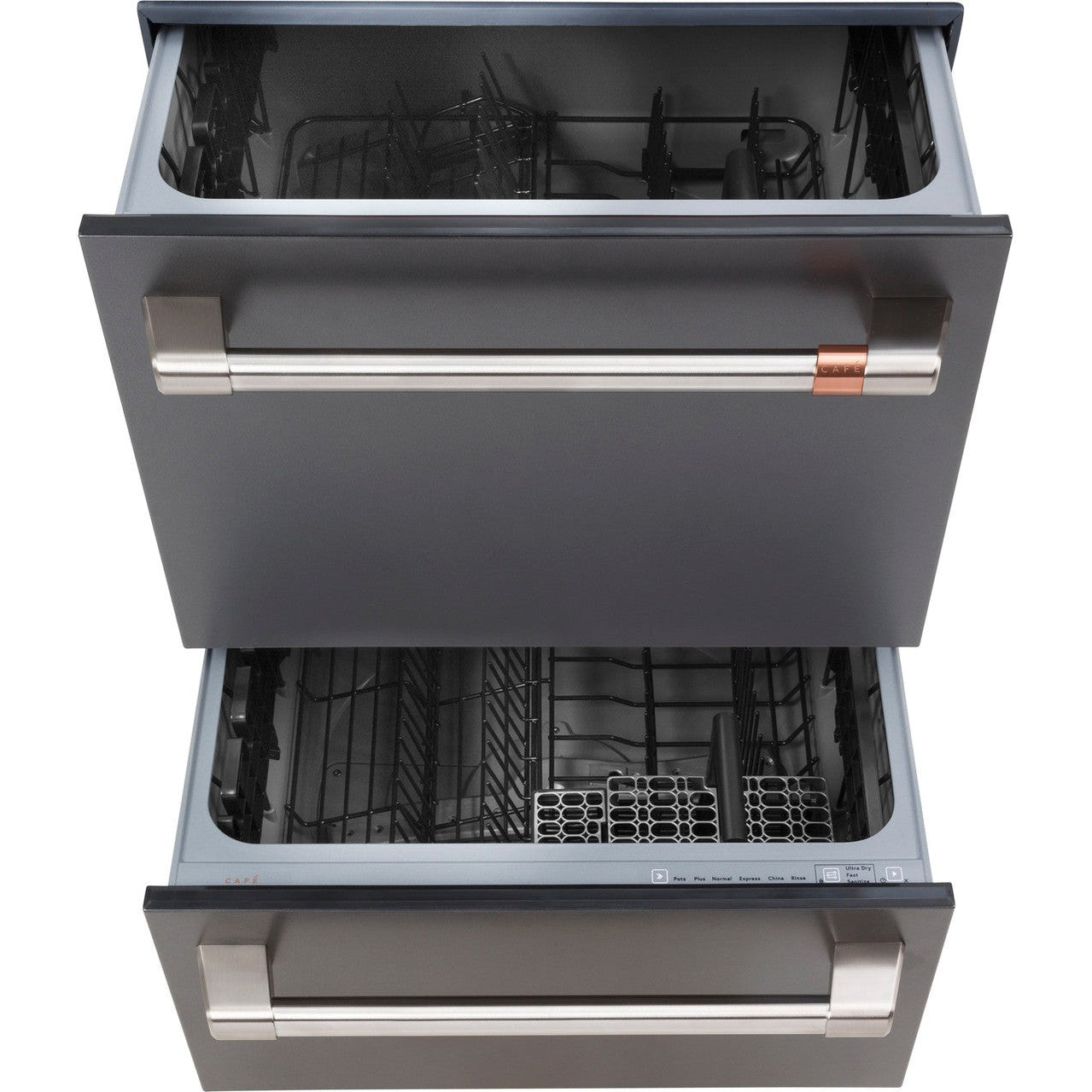 Cafe CDD420P3TD1 24" Double Drawer Dishwasher in Matte Black
