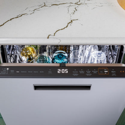 Cafe CDP888M5VS5 24" CustomFit Smart Built-In Dishwasher in Platinum Glass