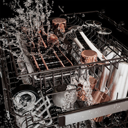 Cafe CDP888M5VS5 24" CustomFit Smart Built-In Dishwasher in Platinum Glass