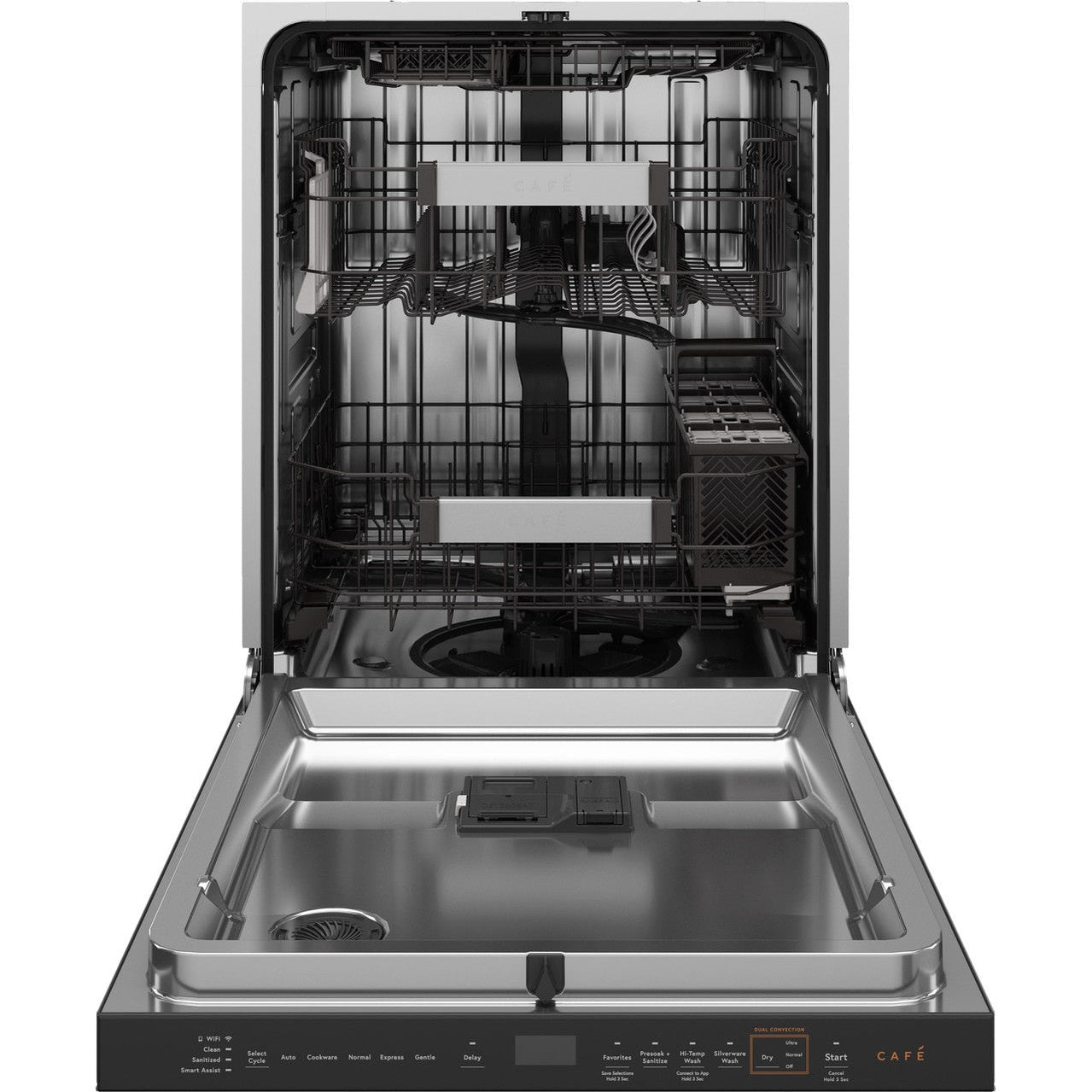 Cafe CDP888M5VS5 24" CustomFit Smart Built-In Dishwasher in Platinum Glass