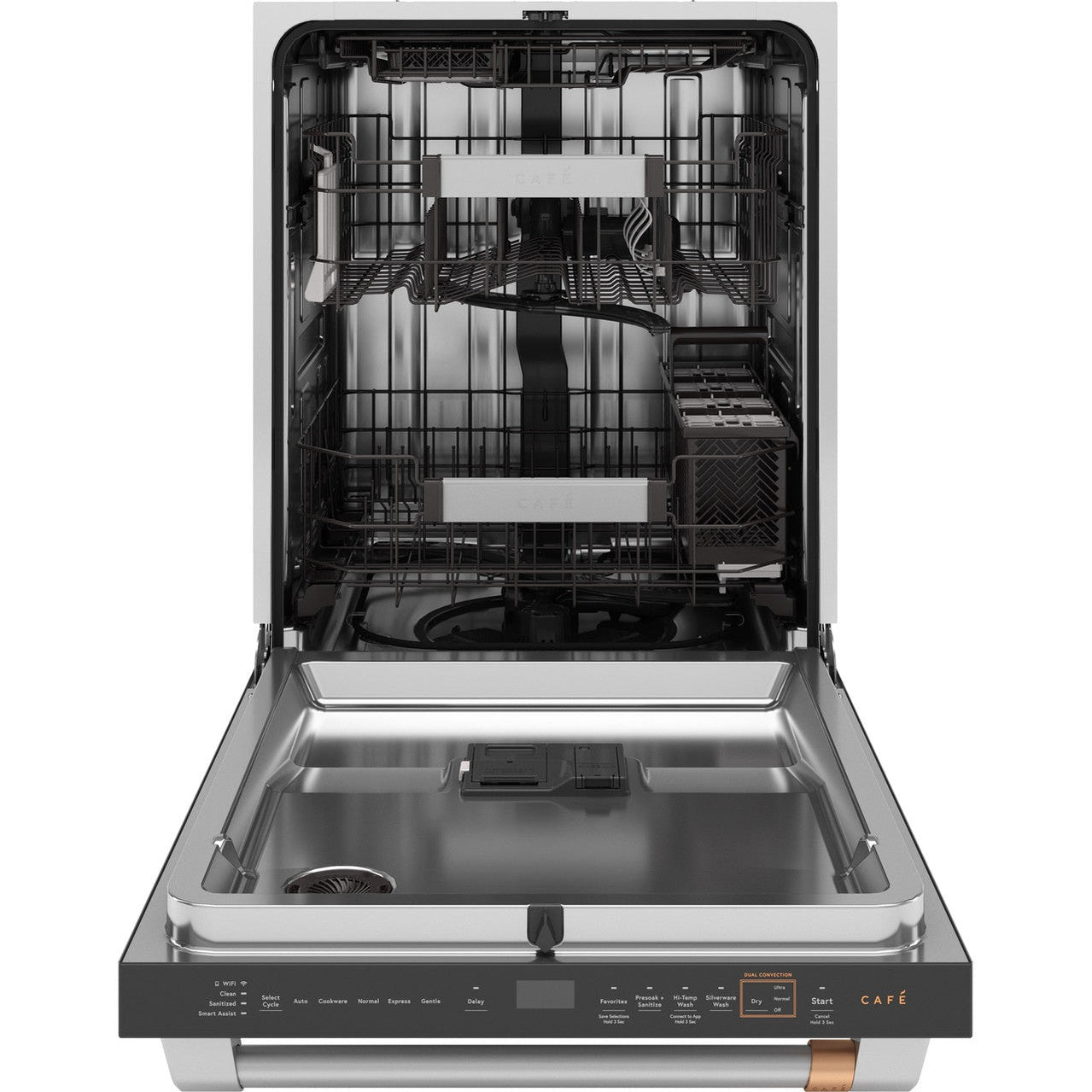 Cafe CDT858P3VD1 24" CustomFit Smart Built-In Dishwasher in Matte Black