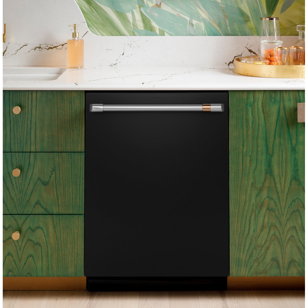 Cafe CDT858P3VD1 24" CustomFit Smart Built-In Dishwasher in Matte Black