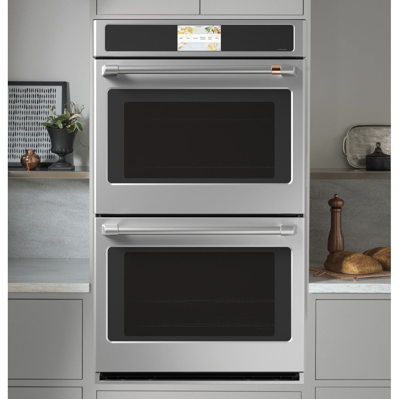 Cafe CTD90DP2NS1 30" Smart Built-In Convection Double Wall Oven