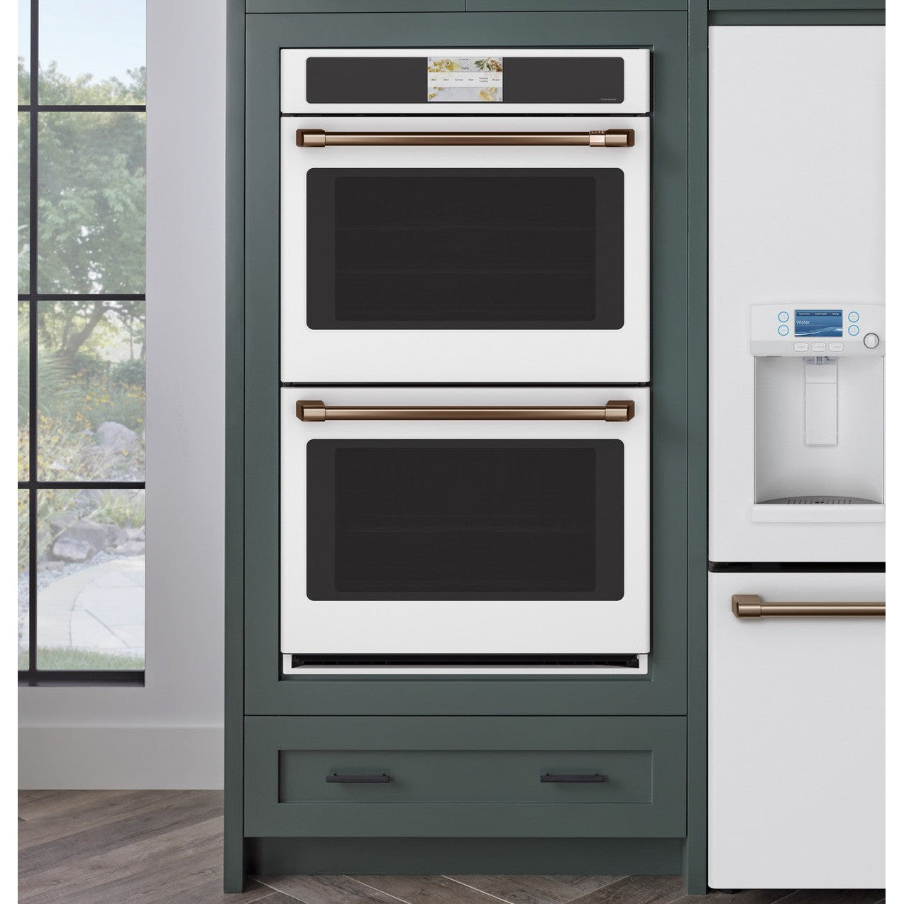 Cafe CTD90DP4NW2 30" Smart Built-In Convection Double Wall Oven