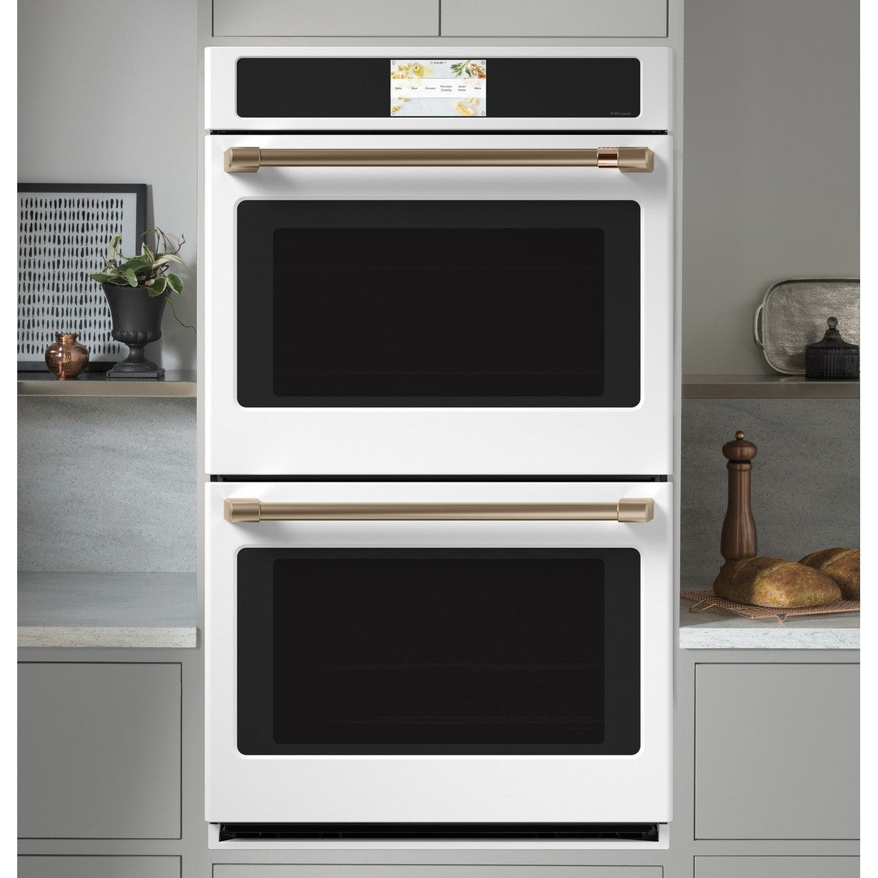 Cafe CTD90DP4NW2 30" Smart Built-In Convection Double Wall Oven