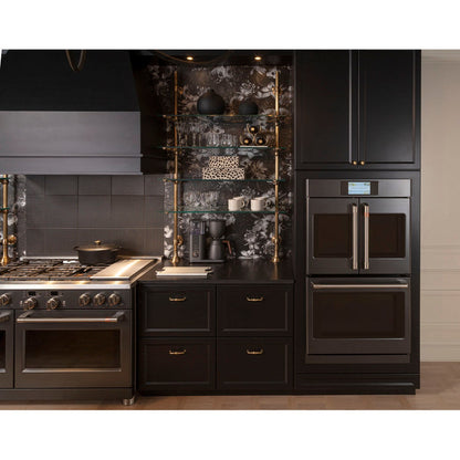 Cafe CTD90FP3ND1 30" Smart Built-In Convection French-Door Double Wall Oven – Matte Black