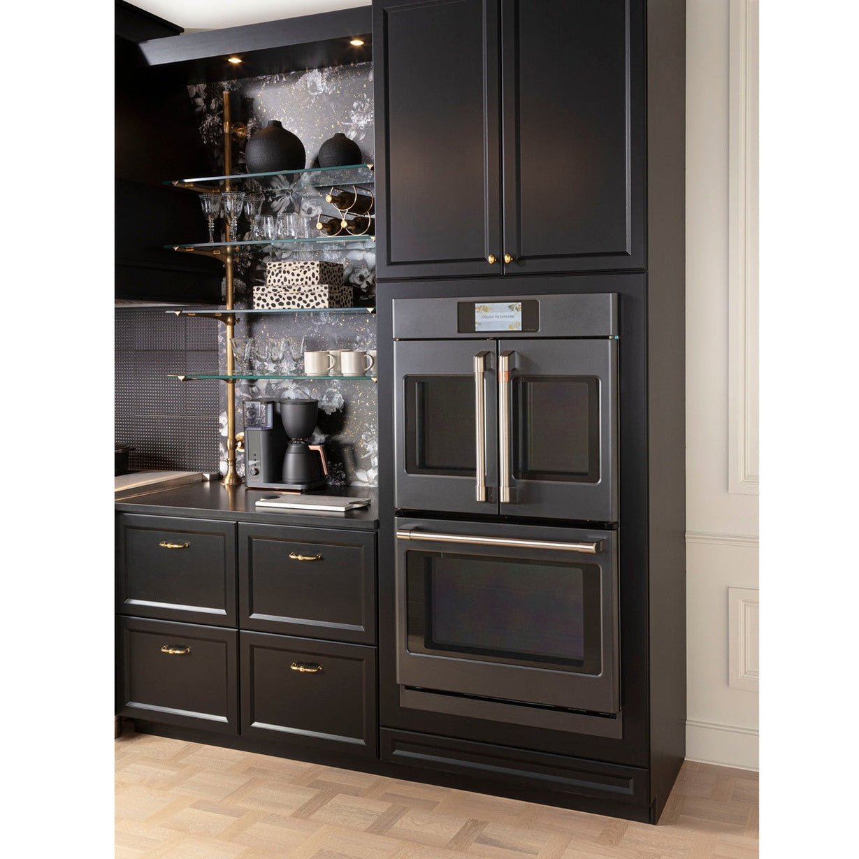Cafe CTD90FP3ND1 30" Smart Built-In Convection French-Door Double Wall Oven – Matte Black