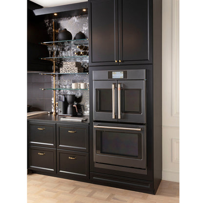 Cafe CTD90FP3ND1 30" Smart Built-In Convection French-Door Double Wall Oven – Matte Black