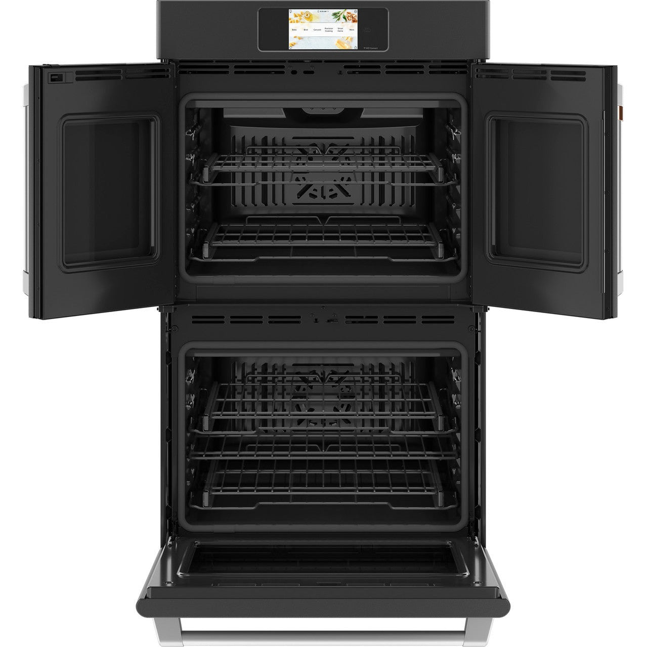 Cafe CTD90FP3ND1 30" Smart Built-In Convection French-Door Double Wall Oven – Matte Black