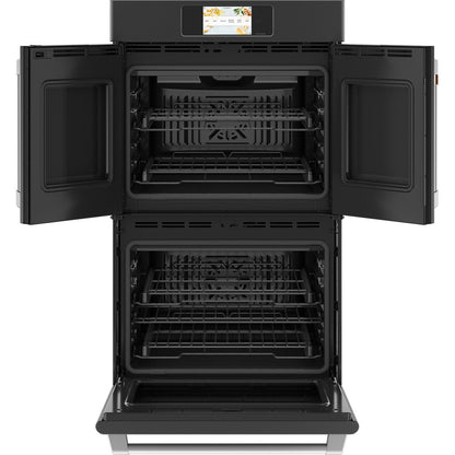 Cafe CTD90FP3ND1 30" Smart Built-In Convection French-Door Double Wall Oven – Matte Black