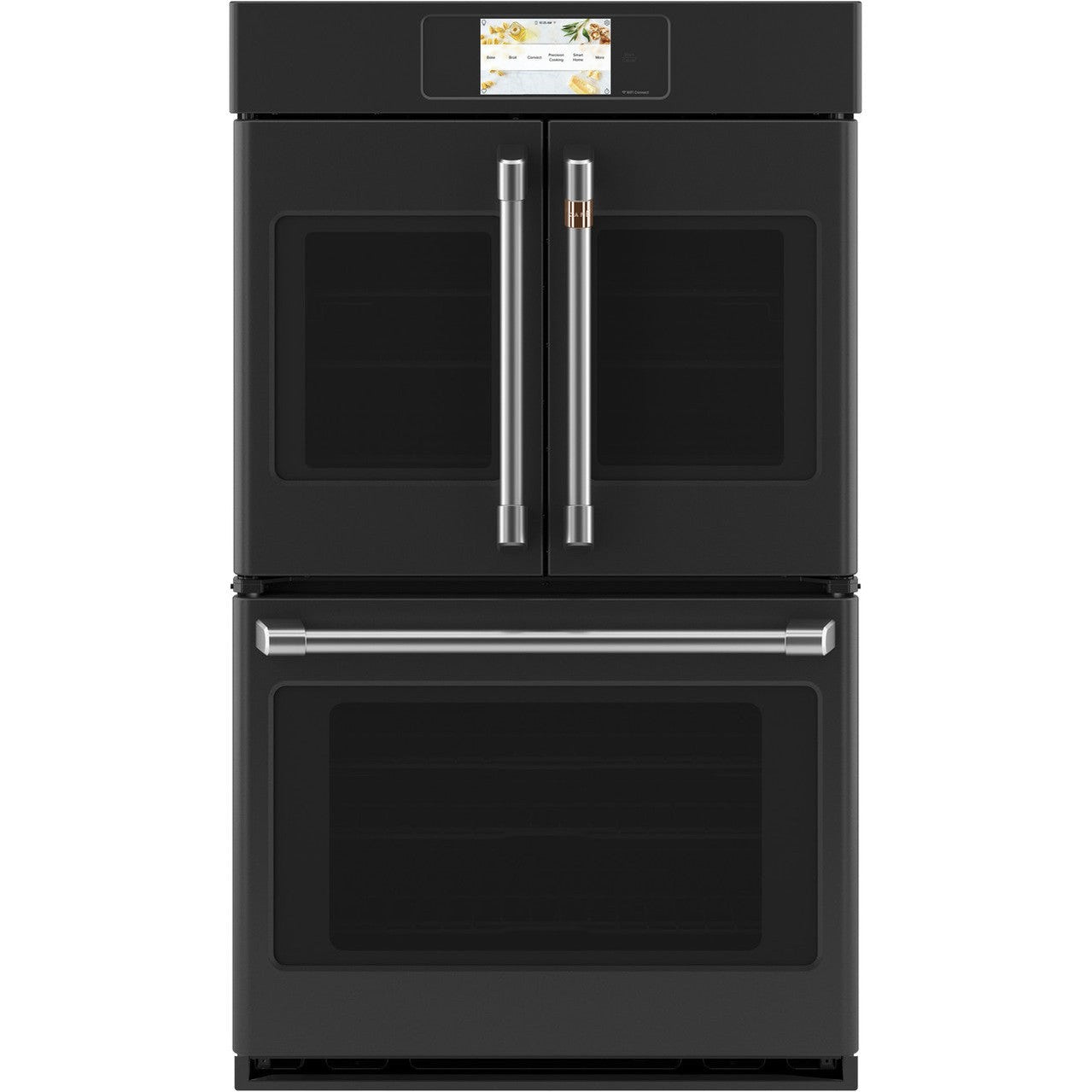 Cafe CTD90FP3ND1 30" Smart Built-In Convection French-Door Double Wall Oven – Matte Black