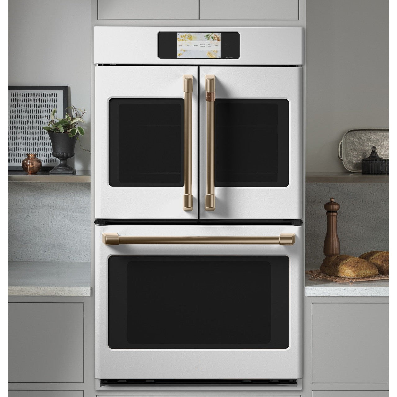 Cafe CTD90FP4NW2 30" Smart Built-In Convection French-Door Double Wall Oven