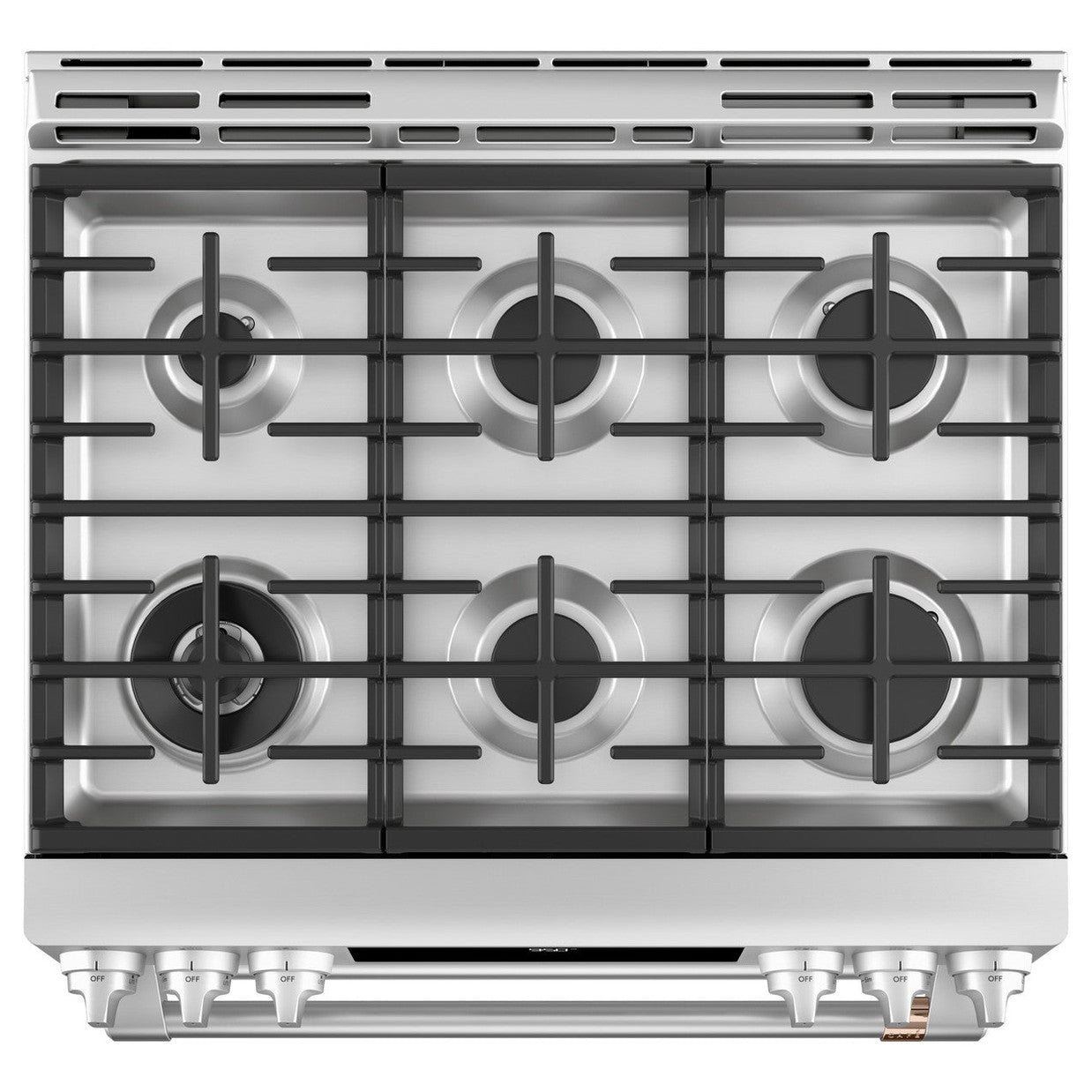 Cafe C2S950P2MS1 30" Smart Slide-In Dual Fuel Double Oven Range