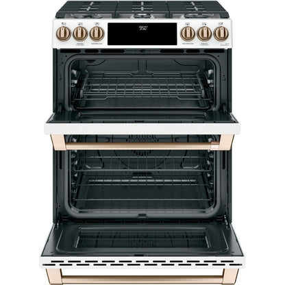 Cafe C2S950P4MW2 30" Smart Slide-In Dual Fuel Double Oven Range