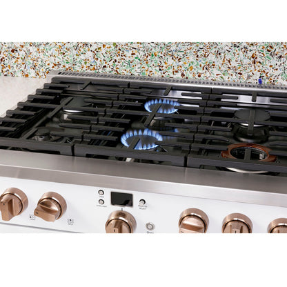 Cafe CGY366P4TW2 36" Smart All-Gas Commercial-Style Range