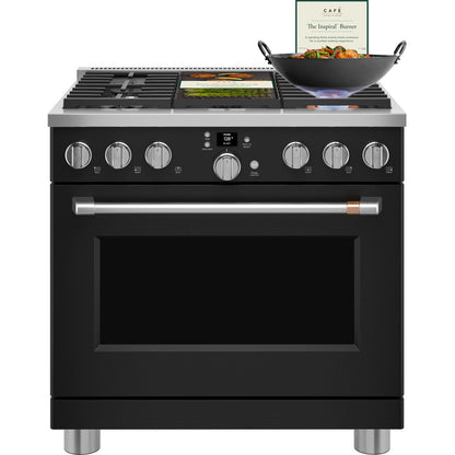 Cafe CGY366P3TD1 36" Smart All-Gas Commercial-Style Range