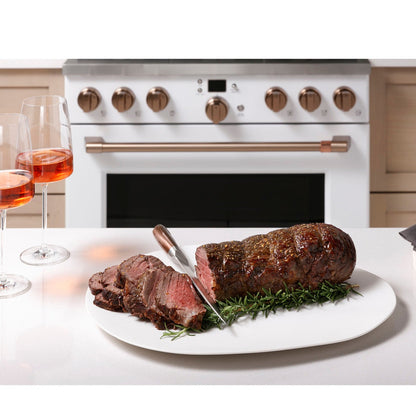 Cafe C2Y366P4TW2 36" Smart Dual-Fuel Commercial-Style Range