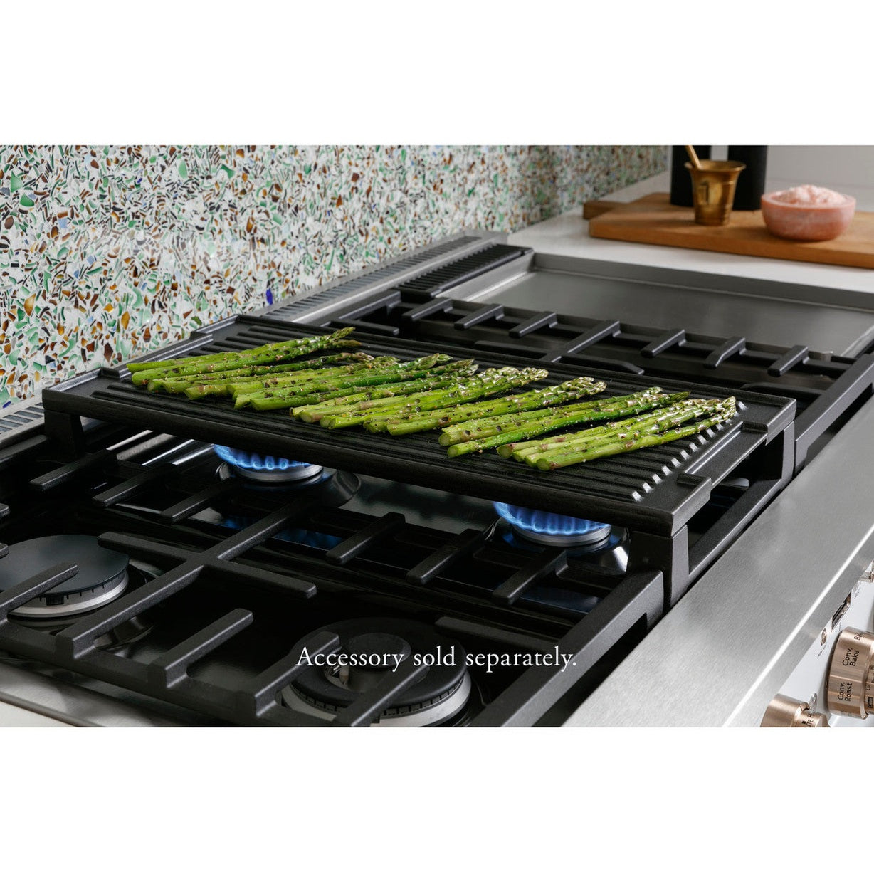 Cafe C2Y366P4TW2 36" Smart Dual-Fuel Commercial-Style Range