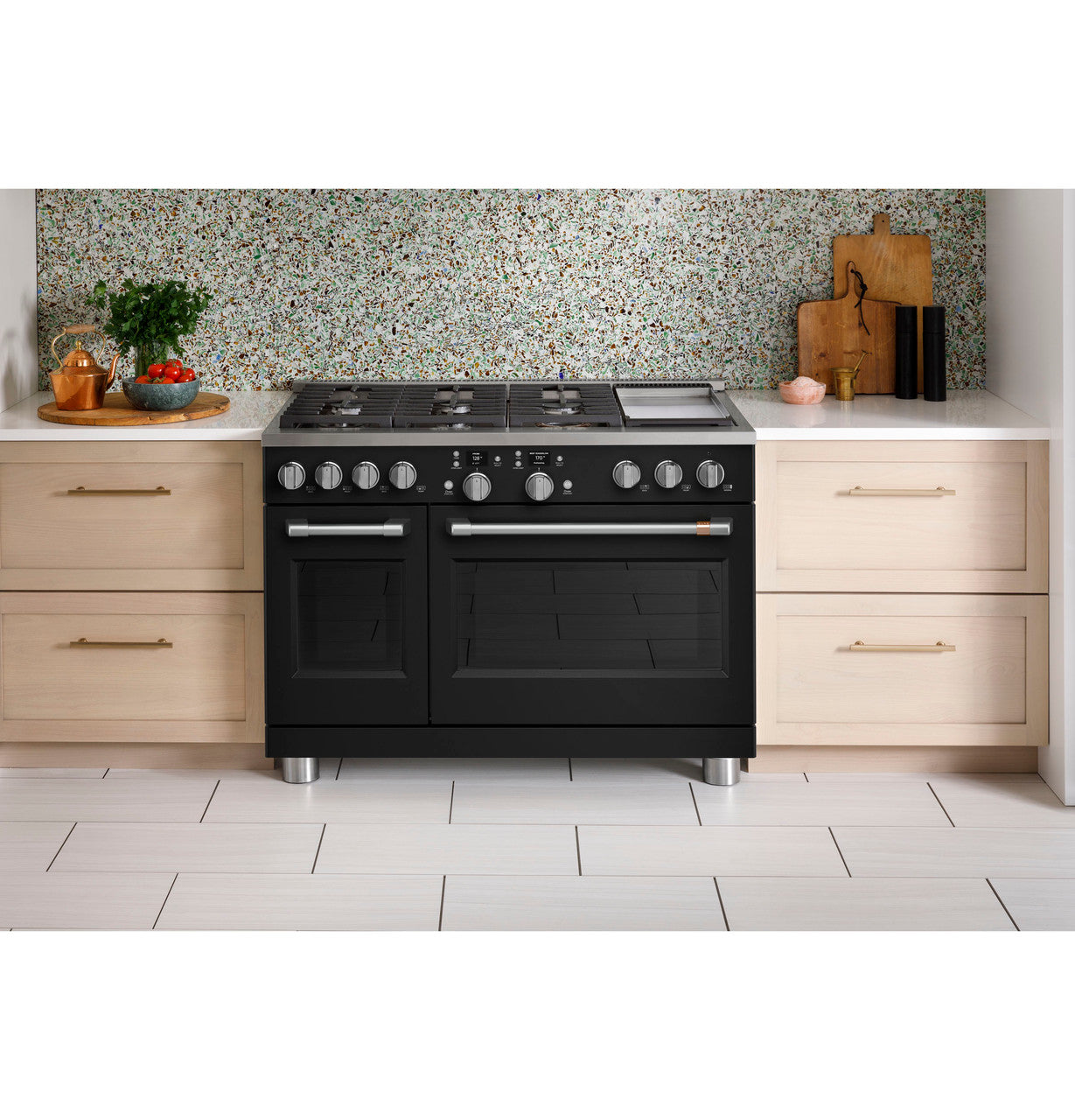 Cafe C2Y486P3TD1 48" Smart Dual Fuel Commercial-Style Range