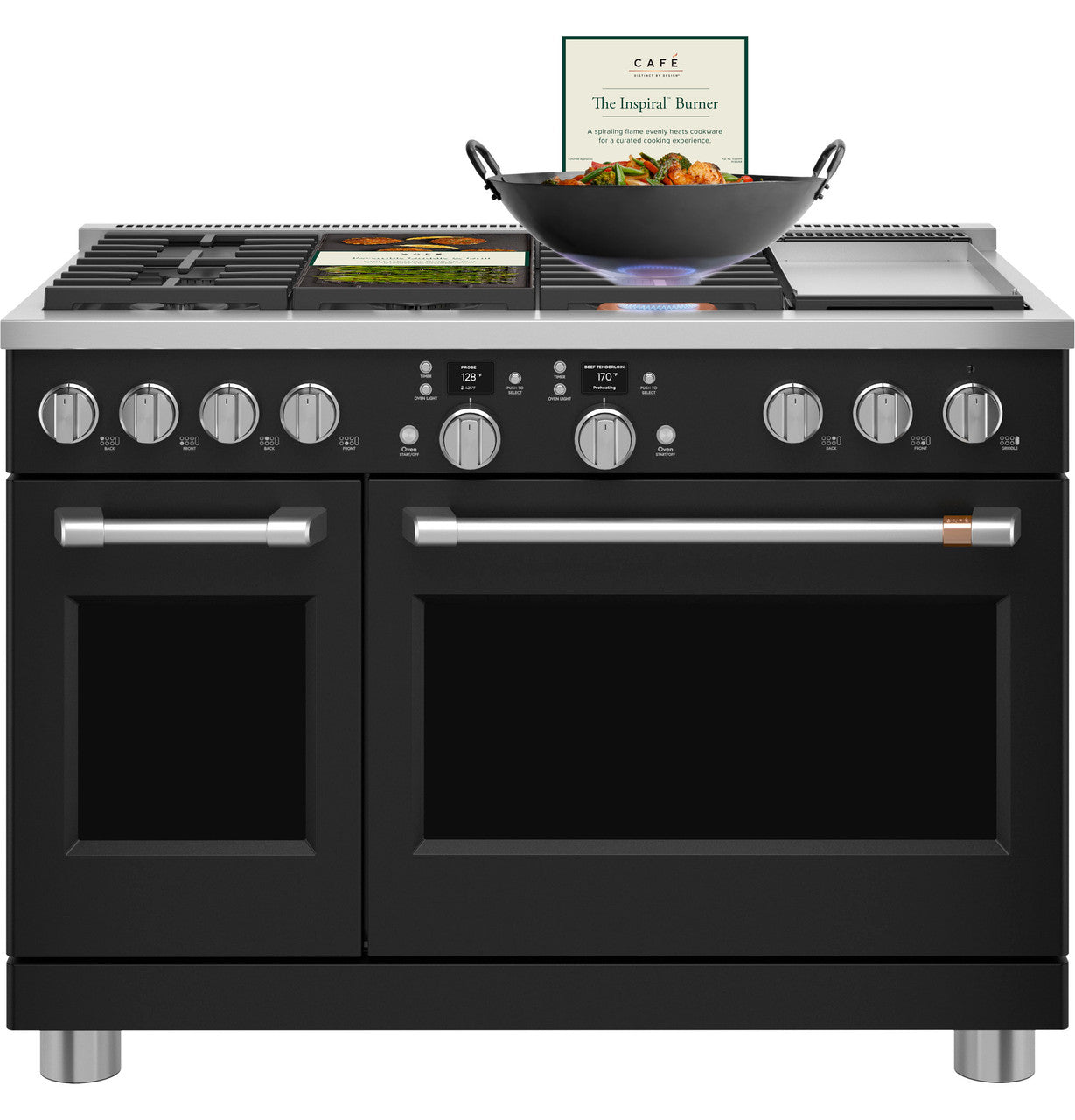 Cafe C2Y486P3TD1 48" Smart Dual Fuel Commercial-Style Range
